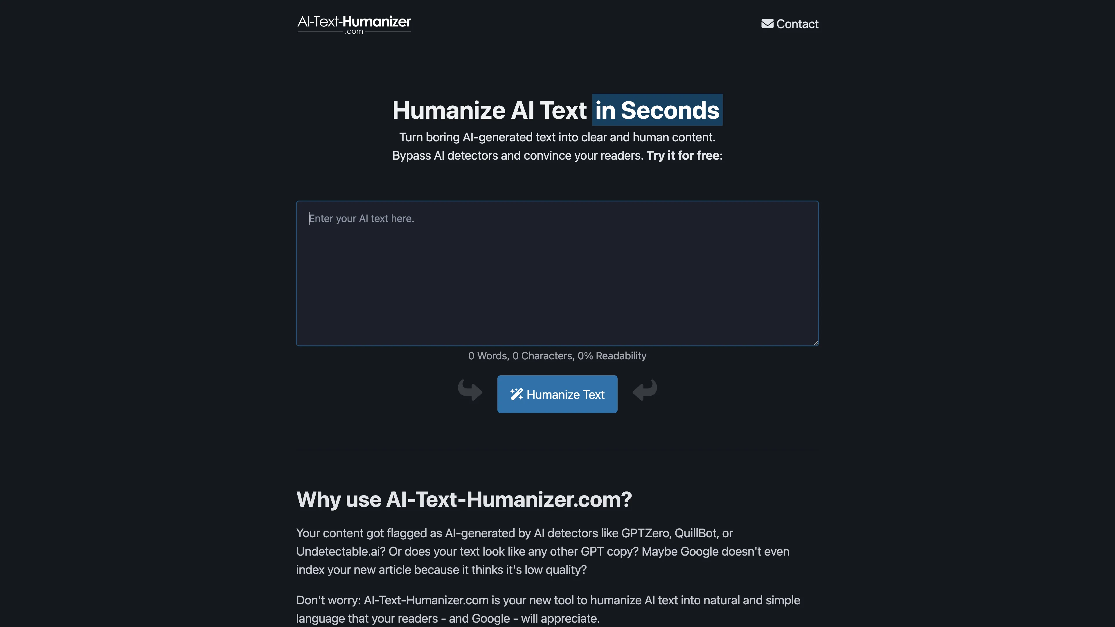 AI Text Humanizer