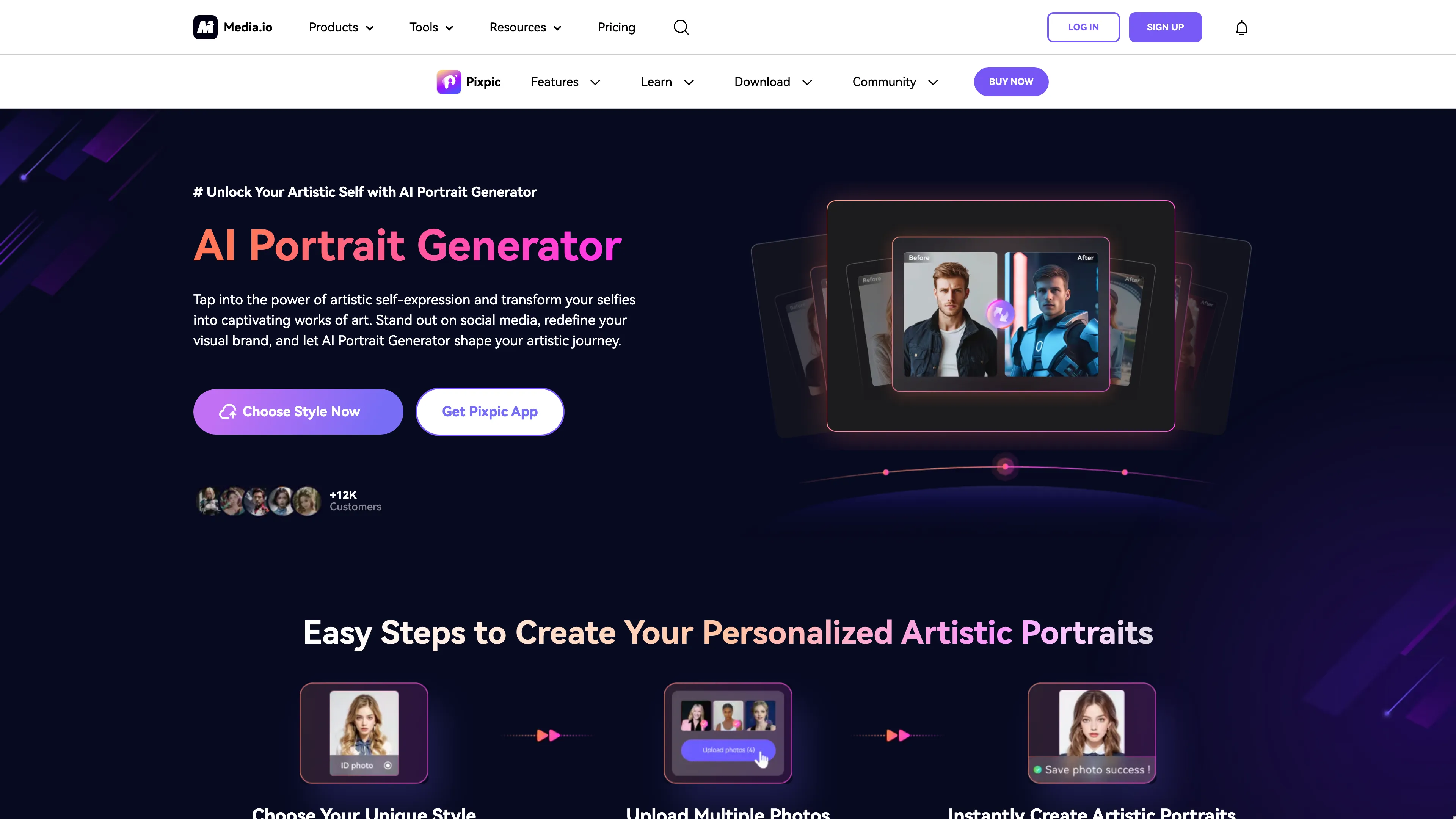 Pixpic AI Portrait Generator