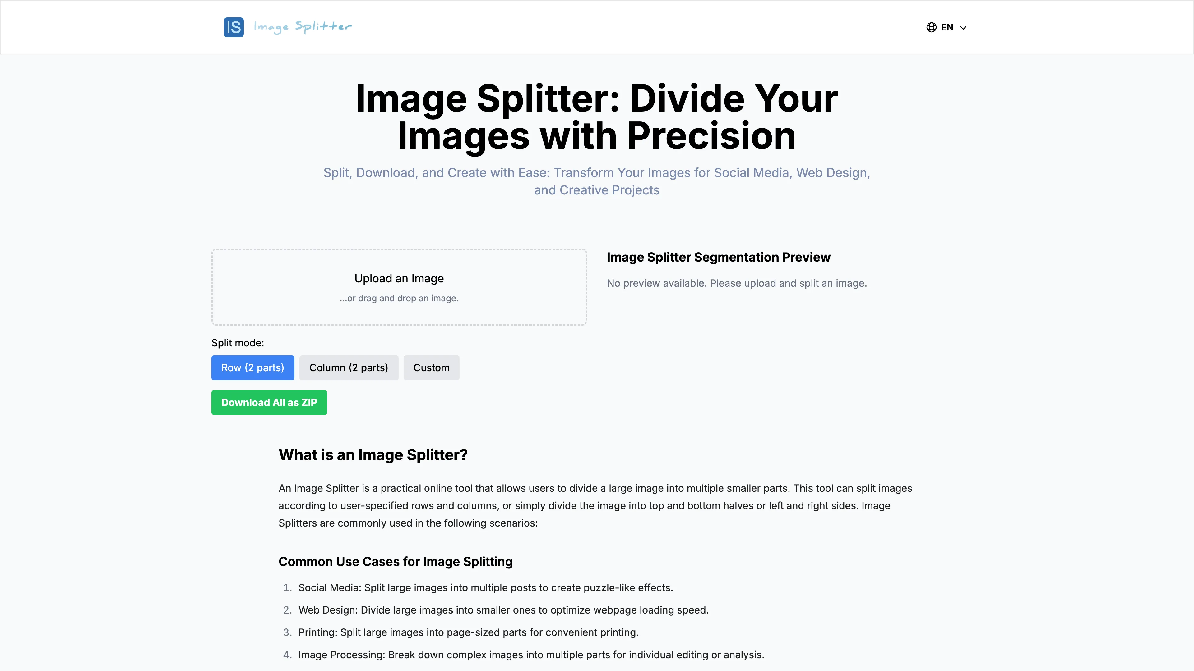 Image Splitter