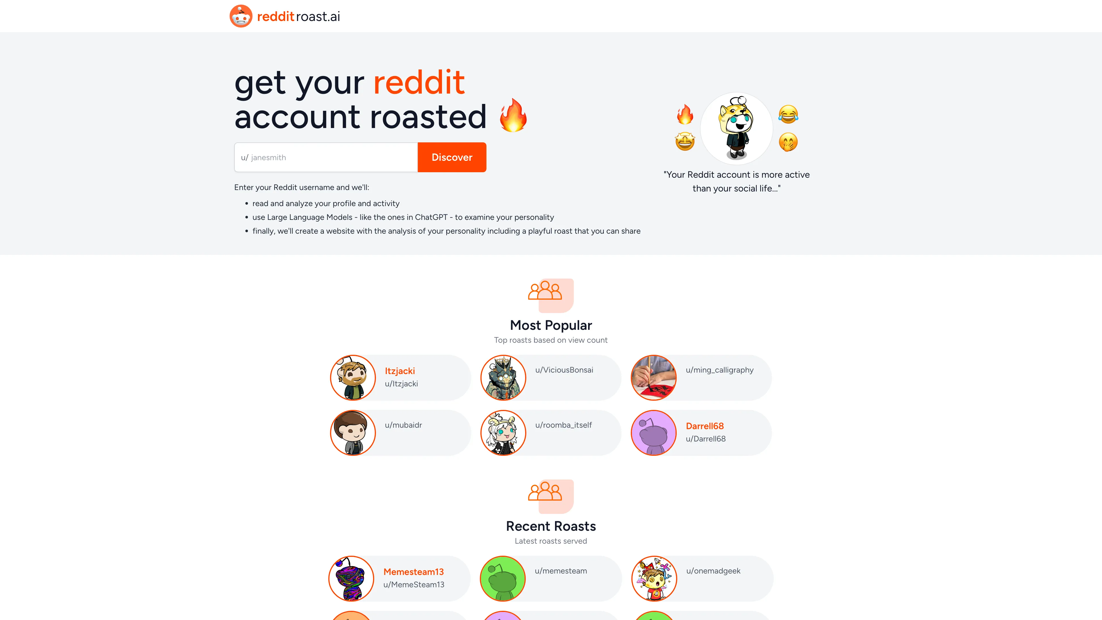 RedditRoast